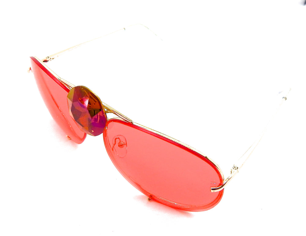 DIAMOND MAXXX PINK RUST AVIATORS