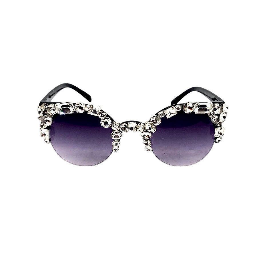 SCANDALOUS RHINESTONE COCO SUNGLASSES