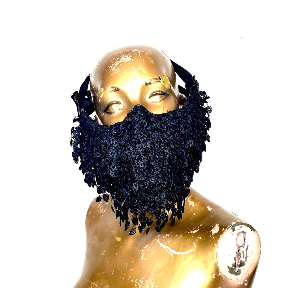 BLACK BUTTERFLY LACE MASK