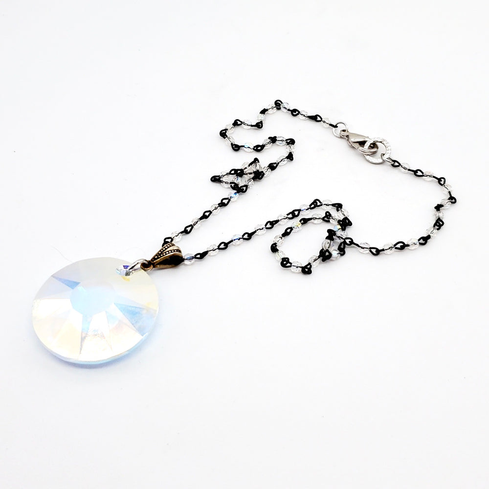 RARE FIND OPAL ROUND OPAL CHAIN NECKLACE