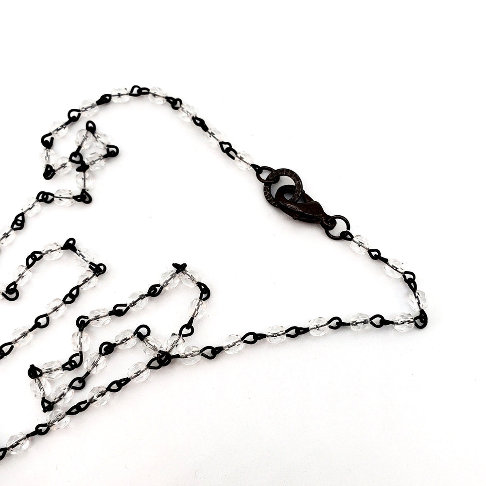 RARE FIND MOONLIGHT ROUND MOONLIGHT CHAIN NECKLACE