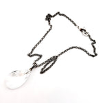 RARE FIND MOONLIGHT DROP SILVER CHAIN NECKLACE