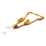 RARE FIND MOONLIGHT DROP GOLD ROPE CHAIN NECKLACE