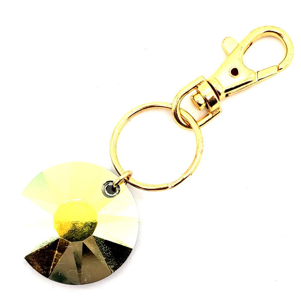 RARE FIND SAHARA ROUND GOOD LUCK KEY CHARM