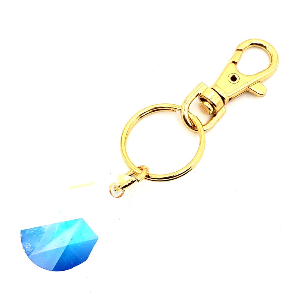 RARE FIND OPAL DROP GOOD LUCK KEY CHARM