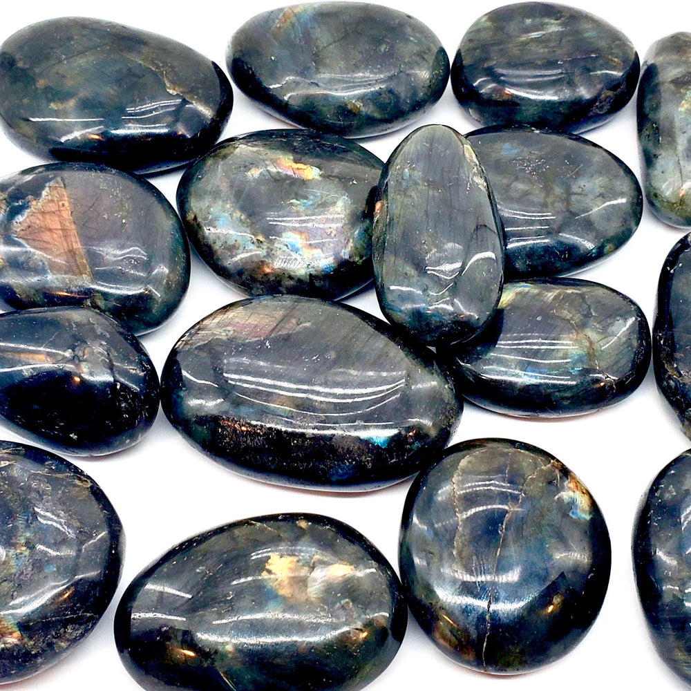 LABRADORITE PALM STONE