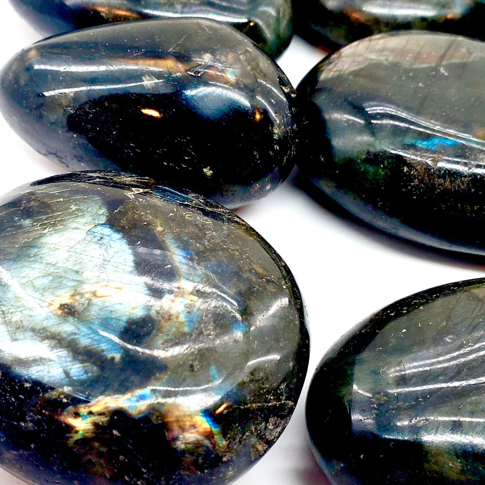 LABRADORITE PALM STONE