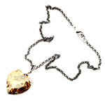 HEART THROB GOLD DUST HEART NECKLACE