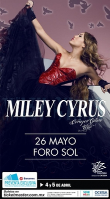 MILEY CYRUS GYPSY HEART TOUR