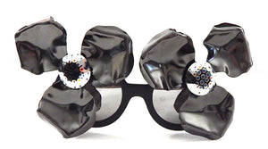 PETAL TO THE METAL BLACK LEOPARD WILDE CATERPILLAR GLASSES