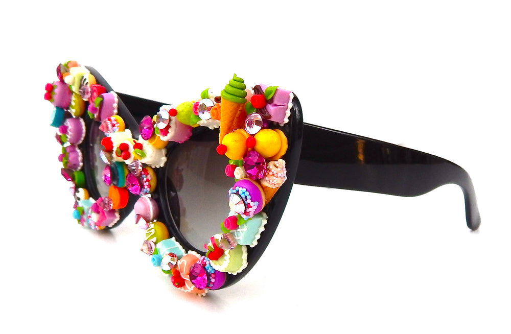 BAD CAKE YOU CATS MEOW GLASSES