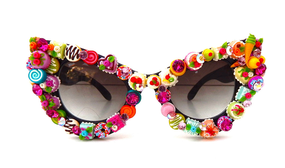 BAD CAKE YOU CATS MEOW GLASSES