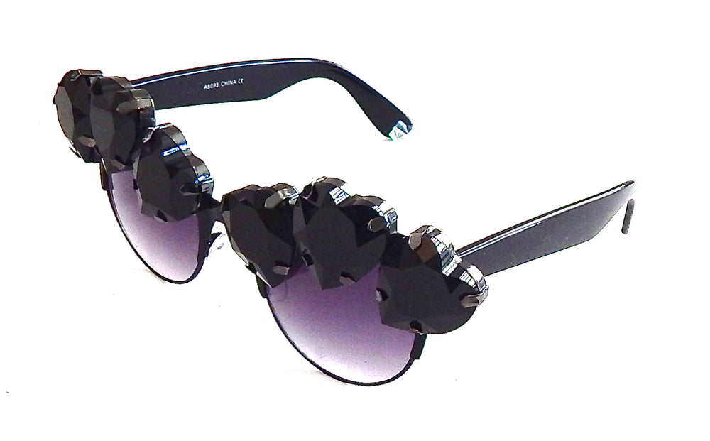 HEART THROB BLACK MAGIC ACID COCO GLASSES