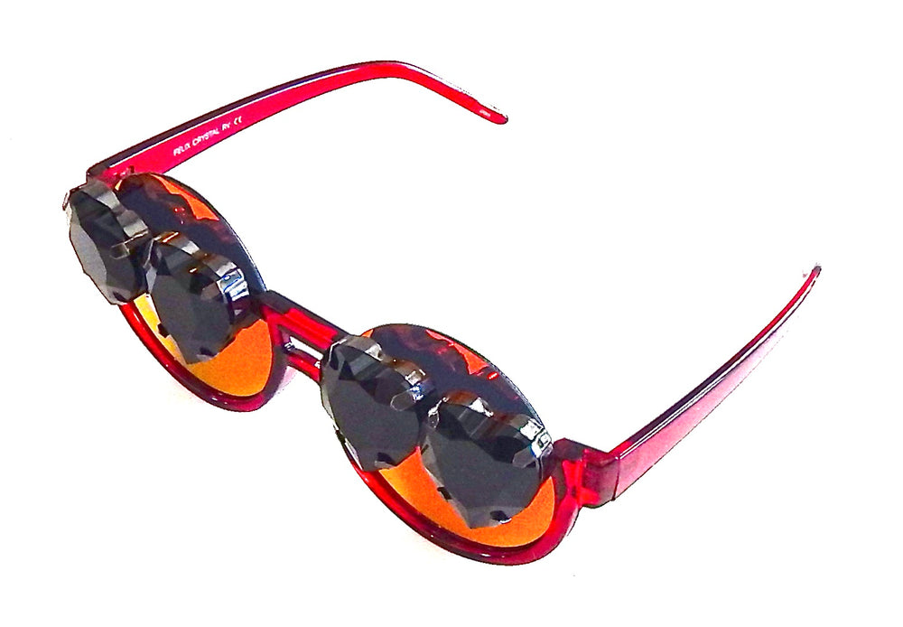 HEART THROB BLACK MAGIC PEEKABOO GLASSES