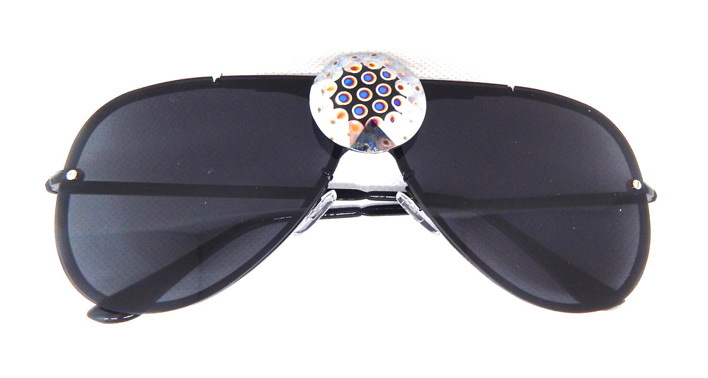 DIAMOND MAXXX BLACK TIGER TEARS AVIATORS