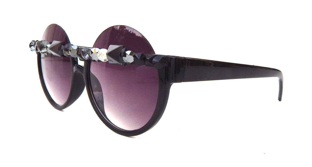 BLACK CAVIAR PEEKABOO GLASSES