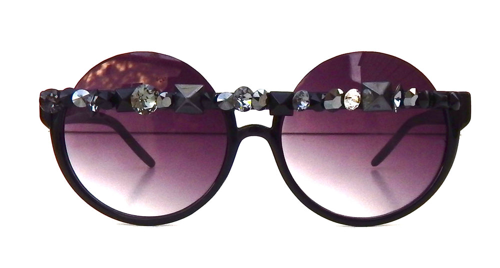 BLACK CAVIAR PEEKABOO GLASSES