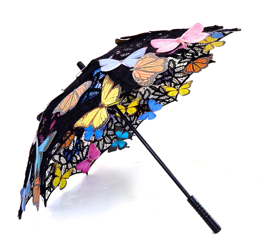 BUTTERFLY KNIFE PARASOL BLACK