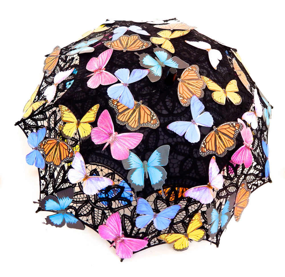BUTTERFLY KNIFE PARASOL BLACK