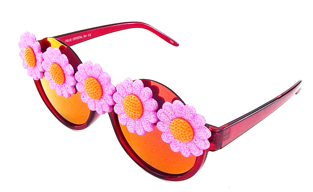 SUMMER OF LOVE CHINA CAT SUNFLOWER ACID PEEKABOO GLASSES