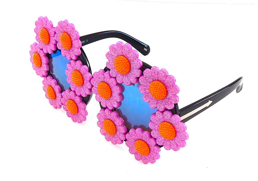 SUMMER OF LOVE CHINA CAT SUNFLOWER SPEED QUEEN GLASSES