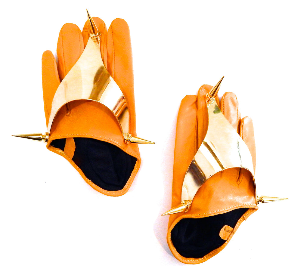 CANARY SPIKE GLOVES