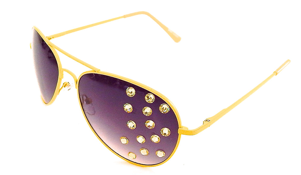 AVIATOR CANARY SMOKE GLASSES