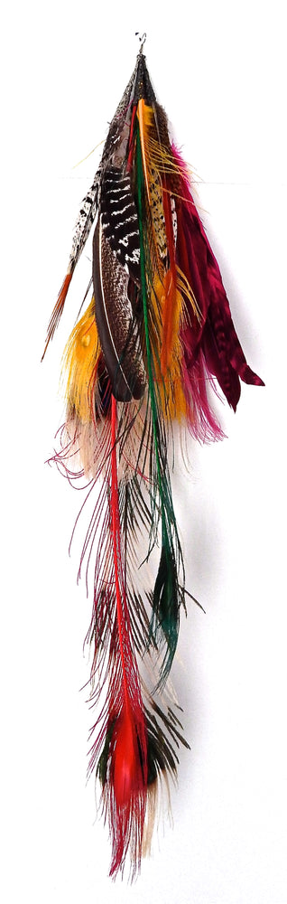 FEATHER CARNIVAL1 EARRING