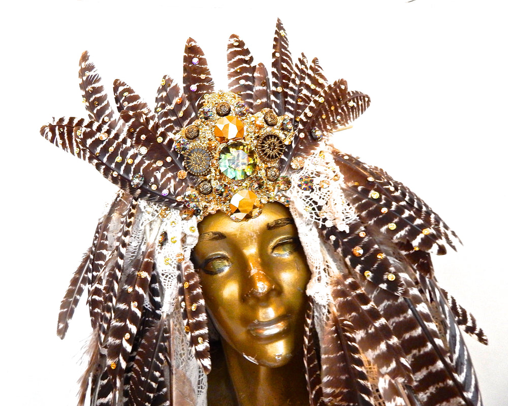 LIONESS HEADPIECE