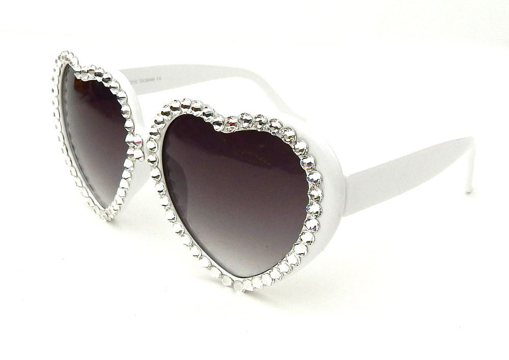 LOLITA MOONCRYSTAL RHINESTONE HEART SUNGLASSES