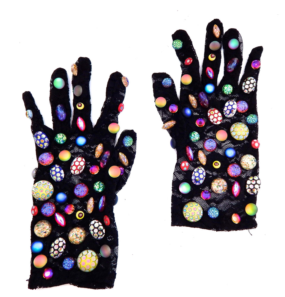 DIRTY CARNIVAL BLACK GLOVES