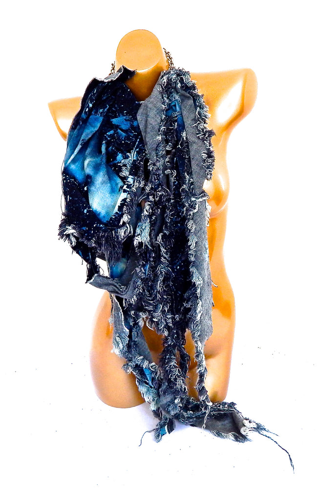 HARD ROAD DENIM NECKLACE