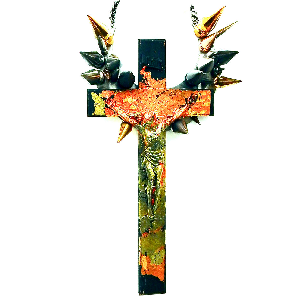 JESUS ON FIRE NECKLACE