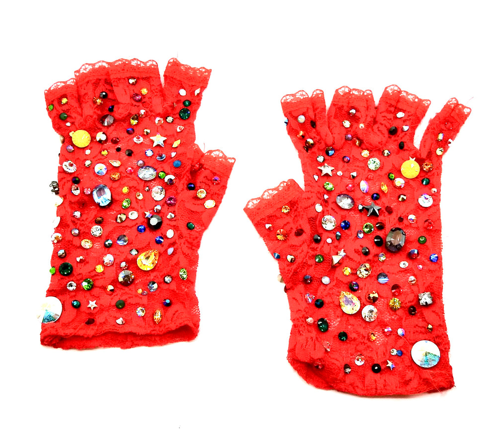 CARNIVAL RED GLOVES