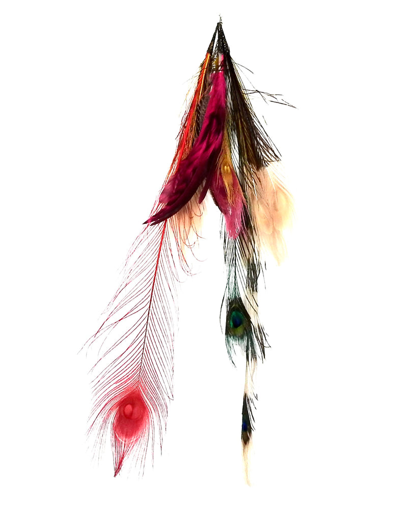 FEATHER CARNIVAL1 EARRING