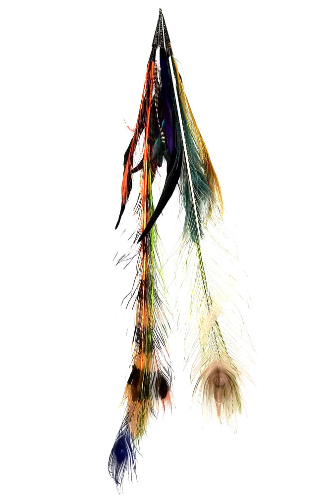 FEATHER CARNIVAL2 EARRING