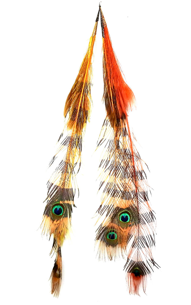 FEATHER CARNIVAL3 EARRING