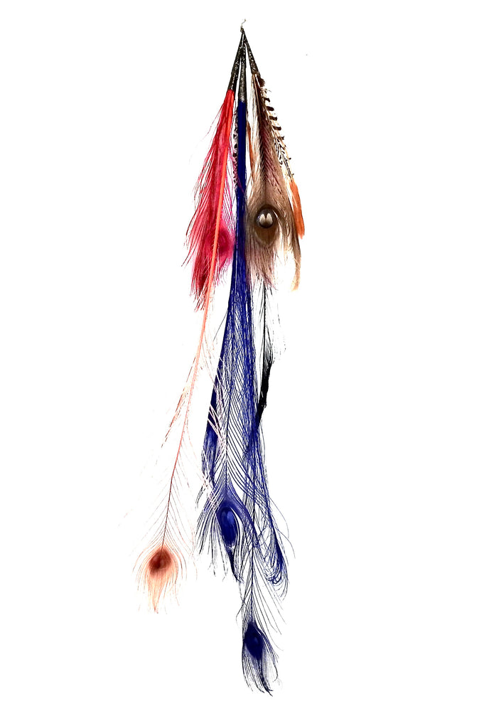 FEATHER CARNIVAL4 EARRING