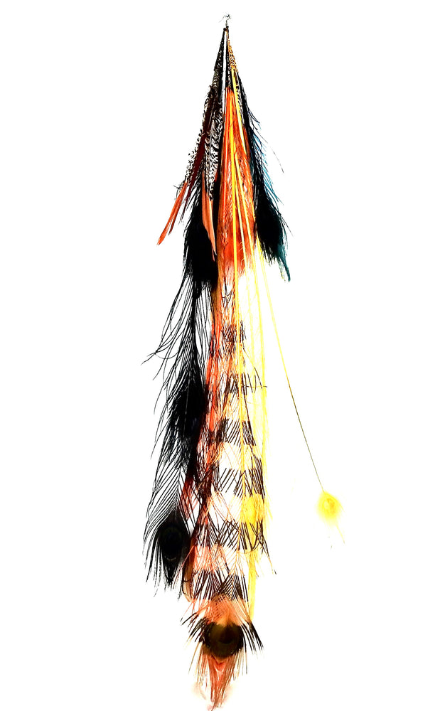 FEATHER CARNIVAL5 EARRING