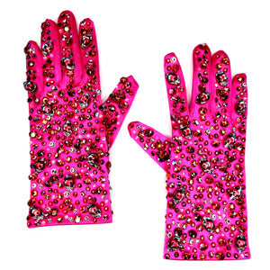 PINK EYE GLOVES