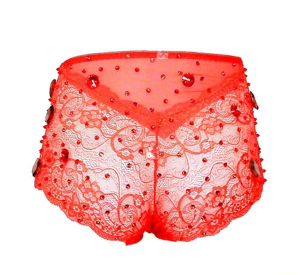 THIS MEANS WAR RHINESTONE UNDERWEAR