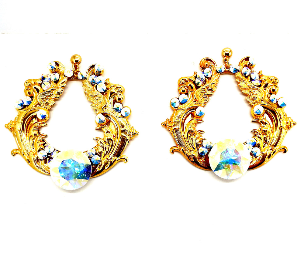 WESTRAY GOLD OPAL GUNRUNNER EARRINGS