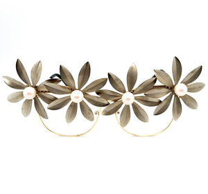 PETAL TO THE METAL SILVER GLASSES