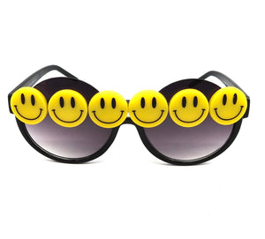 HAPPY YELLOW PEEKABOO GLASSES