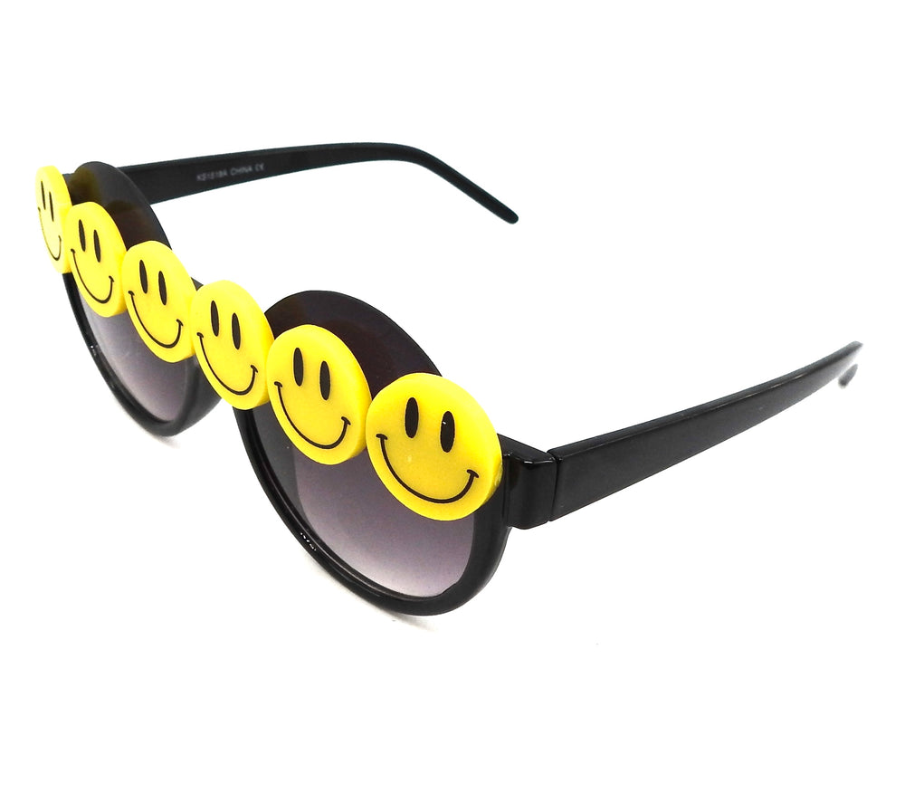 HAPPY YELLOW PEEKABOO GLASSES