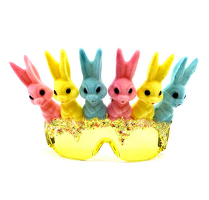 KILLER BUNNIES YELLOW SPY GLASSES