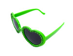 LOLITA LUCKY RHINESTONE HEART SUNGLASSES