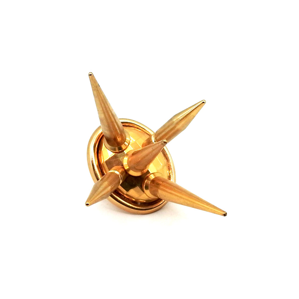 DISCO SPIKE RING GOLD