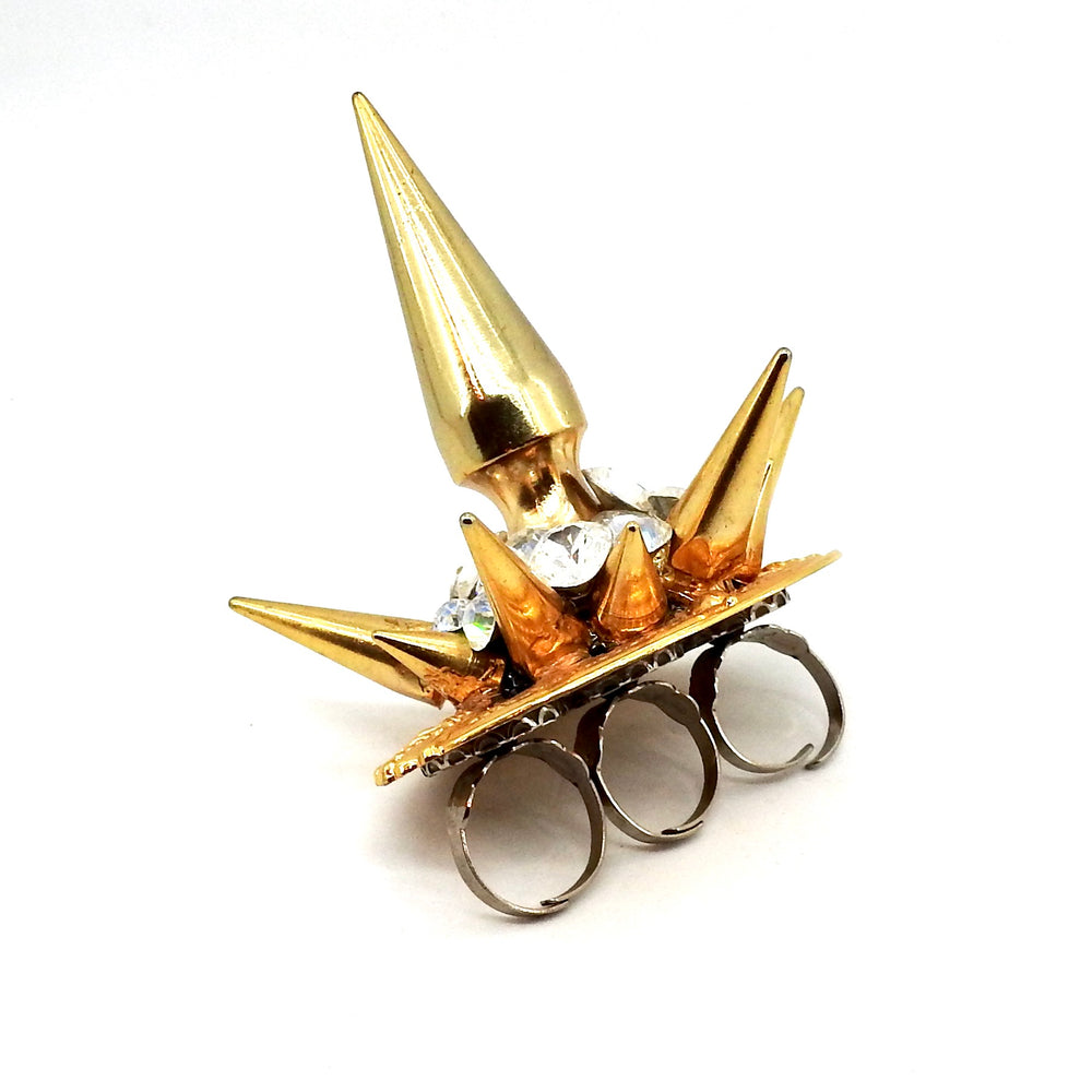 ALICE GOLD SPIKE RING