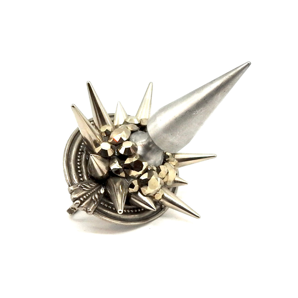 ALICE SILVER SPIKE RING